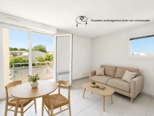Appartement T1 Bis 26 m2 - Lumineux avec Terrasse et parking à La Martelle – Idéal Investissement ou Premier Achat