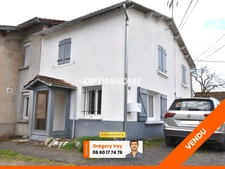 Maison 3 pièces - 55 m2 - Garage et Cour - PESCHADOIRES (63)