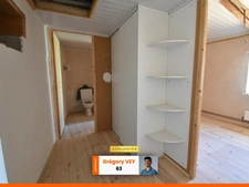 Maison sur 2 niveaux - 3 pièces - 64 m² - Grange et Jardin - LEZOUX (63)