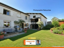Maison sur 2 niveaux - 3 pièces - 64 m² - Grange et Jardin - LEZOUX (63)