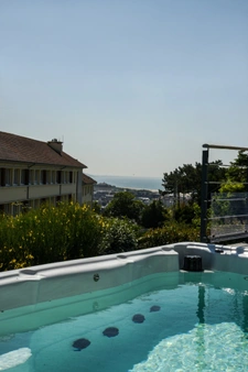 Maison contemporaine proche plages et commerces – Vue mer et campagne sur la Côte Fleurie
