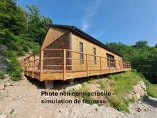 Maison contemporaine en ossature bois – À finir selon vos goûts – Proche lac de Villefort