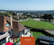 Maison contemporaine proche plages et commerces – Vue mer et campagne sur la Côte Fleurie