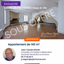 Magnifique appartement T4 atypique de 140 m² situé en cœur de ville de Salon-de-Provence