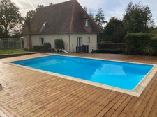 Belle Maison lumineuse de 138 M2 en bon état pas de travaux à prévoir sur un terrain de 6200 M2 à 12mn de pont L'Evêque