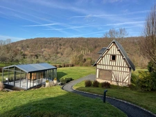 Propriété Normande d'exception 2 maisons sur 8800 M2 jacuzzi sauna Blangy le Château à 20 MN de Deauville