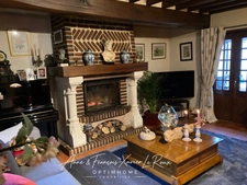 Maison en colombage avec piscine couverte et dépendances Bonneville la Louvet
