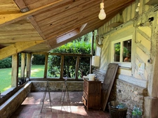 joli manoir de 156 M2 en surface utile avec son annexe sur une terrain d'1,3 hectares arboré