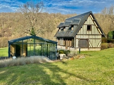 Propriété Normande d'exception 2 maisons sur 8800 M2 jacuzzi sauna Blangy le Château à 20 MN de Deauville