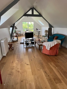 Maison de caractère de 247 M2 avec un gîte de 35 M2 sur un terrain d'environ 4400 M2 entre Deauville et Honfleur et à 1km de la plage de Villerville