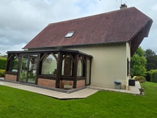 Charmante maison Normande de 135 M2 avec colombages et grand sous-sol 3 chambres à 15mn de Deauville