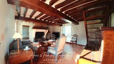 Maison de charme de 100 M2, 5 pièces 3 chambres avec une piscine et annexe sur un terrain de 4700 M2 à BONNEVILLE LA LOUVET (14)