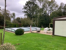 Maison en colombage avec piscine couverte et dépendances Bonneville la Louvet