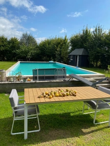 Maison de charme de 175 M2 8 pièces 4 chambres avec piscine extérieure chauffée dans la zone de SAINT ANDRE D'HEBERTOT (14)