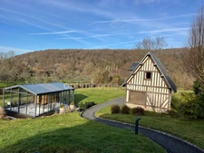 Propriété Normande d'exception 2 maisons sur 8800 M2 jacuzzi sauna Blangy le Château à 20 MN de Deauville