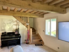 Belle Maison lumineuse de 138 M2 en bon état pas de travaux à prévoir sur un terrain de 6200 M2 à 12mn de pont L'Evêque