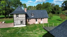 Maison de charme de 100 M2, 5 pièces 3 chambres avec une piscine et annexe sur un terrain de 4700 M2 à BONNEVILLE LA LOUVET (14)