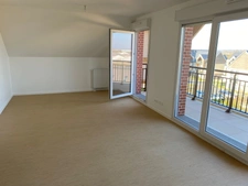 Appartement 2 pièces HONFLEUR (14) avec balcon et vue sur le pont de Normandie 
