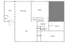 CHAMALIERES - GARE DE ROYAT : APPARTEMENT T3 LUMINEUX