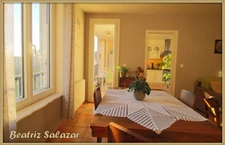Appart T4 96m2, 3 chambres, balcon, cave, faibles charges.