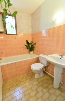 Maison 5p, 109m2, plain-pied 85m2+24m2 à l’étage, terrain 484m2, garage.