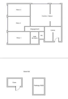 Appartement à vendre 4 pièces AUBERVILLIERS (93)