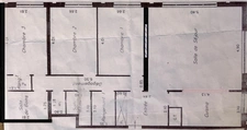 Appartement familial de 4 pièces en étage élevé sans vis à vis à rafraîchir