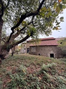 EN EXCLUSIVITE ! Maison en pierre 57m² à restaurer avec grange et garage sur terrain 486m² 29 900 €