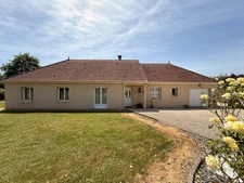 Pavillon de plain pied 136m², de 2012, 5 chambres, sur terrain de 1719m² 229 000 €