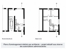 Grange à rénover avec permis de construire déposé - Ballon (01) -  Valserhône
