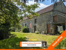 Perche Longère 80m² dépendances terrain 1ha