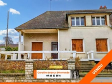 Maison sur sous sol 3 chambres garage et jardin