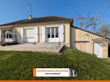 Maison 3 chambres avec sous-sol aménageable + grand garage – fort potentiel