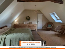 Longère en village avec 3 chambres jardin