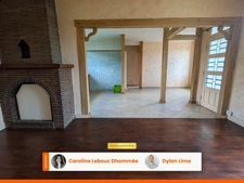 Maison sur sous sol 3 chambres garage et jardin