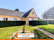 Maison contemporaine de plain-pied rénovée avec sous-sol complet de 95 m² — à 2 min de Bellême