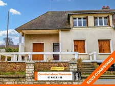 Maison sur sous sol 3 chambres garage et jardin