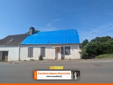 Longère 80m² à restaurer en village jardin 1000m²