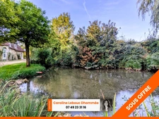 Longère 70m² potentiel 150m² sur 4500m² avec étang