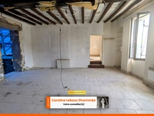 Longère 80m² à restaurer en village jardin 1000m²