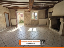 Longère en village avec 3 chambres jardin