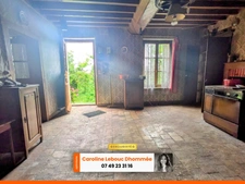 Perche Longère 80m² dépendances terrain 1ha