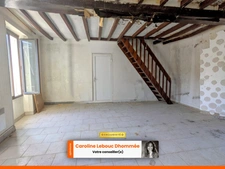 Longère 80m² à restaurer en village jardin 1000m²