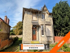 Maison de caractère à Mamers – 70 m² 2ch jardin et garage