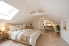 Appartement duplex rénové 3 chambres avec mezzanine proche centre