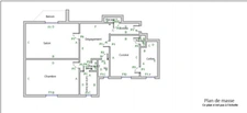 Rue des Teinturiers à St-Etienne, appartement  T2 bis de 62.34 m².