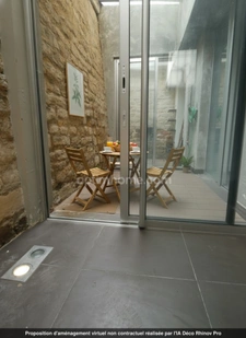 appartement avec jardin intérieure (75) 3 chambres