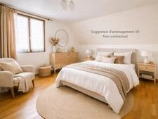 Maison 6 pièces, 5 chambres-Grand séjour-Vue panoramique-Sous-sol complet avec grand garage-Jardin aménagé