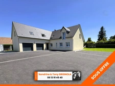 Maison à vendre - 6 Chambres - Grand séjour - Double garage - LA VESPIERE (14290)