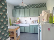 A Vierzon dans le cher Maison élevé sur sous sol  sur un teerain clos et arboré. 92 000 Euros FAI.
